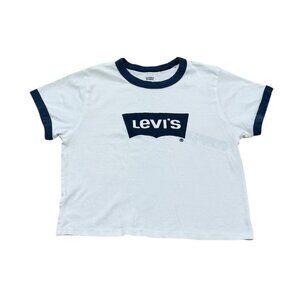 Women’s Levi’s t shirt white cotton 2010s